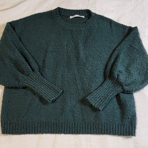 Altar'd State Sweaters - Altar'd State Hunter Green Chunky Knit Sweater, Crew Neck, Size Large